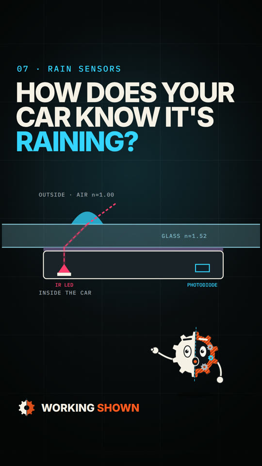 Reel cover: How does your car know it's raining?