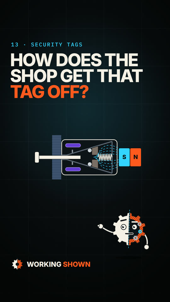 Reel cover: How does the shop get that tag off your clothes?